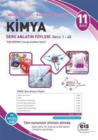 11. Sınıf Kimya Ders Anlatım Föyleri Ders:1-40