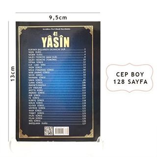 41 Yasini Şerif Türkçe Okunuş ve Mealli Cep Boy (Yasin 007)