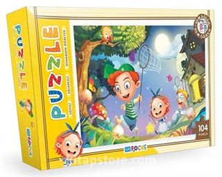 Puzzle Kelebek Avı (BF083) (104 Parça)