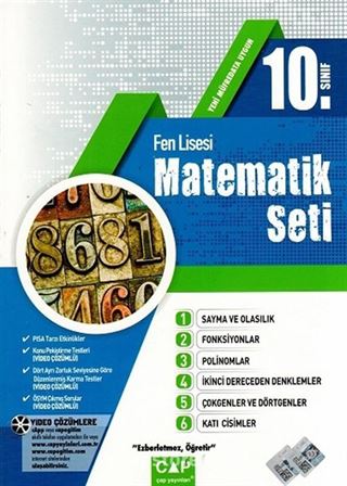 10. Sınıf Fen Lisesi Matematik Seti