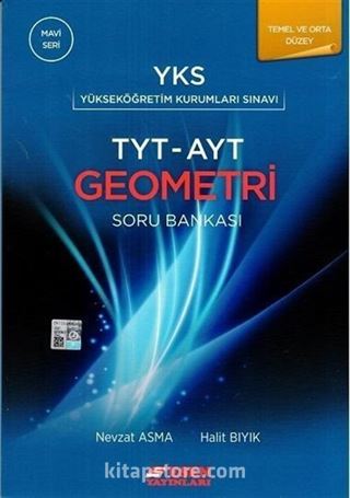 TYT AYT Geometri Temel ve Orta Düzey Soru Bankası Mavi Seri