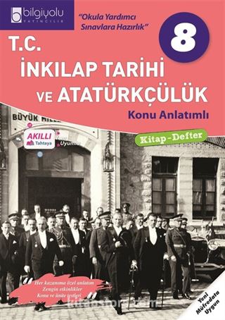 8. Sınıf T.C. İnkılap Tarihi ve Atatürkçülük Konu Anlatımlı