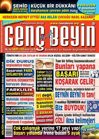 Genç Beyin Yıl:16 Sayı:132