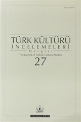 Türk Kültürü İncelemeleri Dergisi 27 / 2012 Güz/Autumn