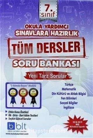 7.Sınıf Tüm Dersler Soru Bankası