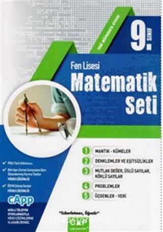 9. Sınıf Fen Lisesi Matematik Seti