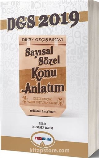 2019 DGS Sayısal Sözel Mantık Konu Anlatımlı