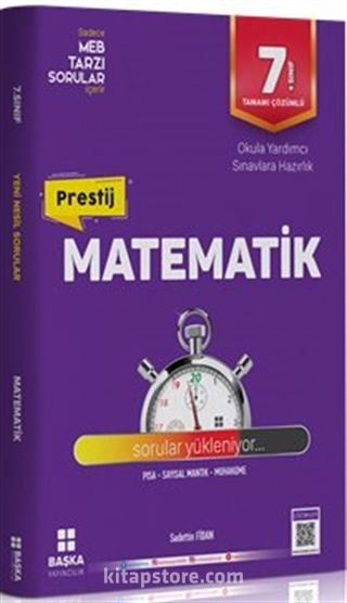 7. Sınıf Matematik Prestij Yeni Nesil Soru Bankası