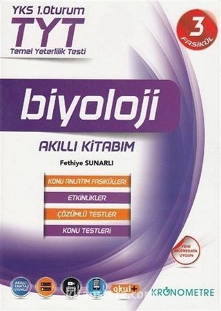 TYT Biyoloji Akıllı Kitabım Konu Anlatım Fasikülleri 3 Kitap
