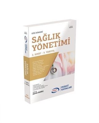 Güz Dönemi Sağlık Yönetimi 2. Sınıf 3. Yarıyıl (6331)