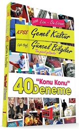 2018 KPSS Lise Ön Lisans Genel Kültür Güncel Bilgiler Konu Konu 40 Deneme