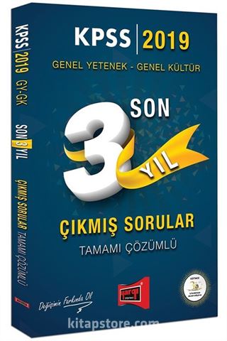 2019 KPSS Genel Yetenek Genel Kültür Son 3 Yıl Tamamı Çözümlü Çıkmış Sorular