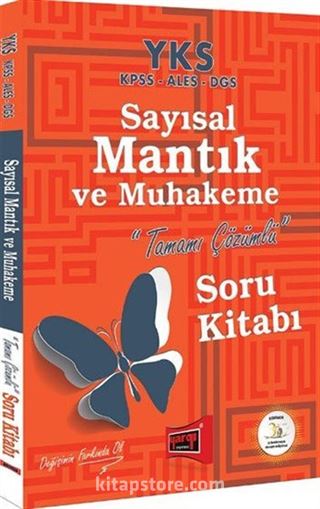 YKS KPSS ALES DGS Sayısal Mantık ve Muhakeme Tamamı Çözümlü Soru Kitabı