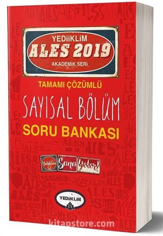 2019 ALES Tamamı Çözümlü Sayısal Bölüm Soru Bankası