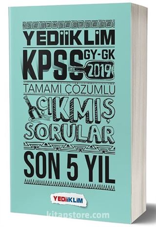 2019 KPSS Genel Yetenek Genel Kültür Tamamı Çözümlü Çıkmış Sorular Son 5 Yıl