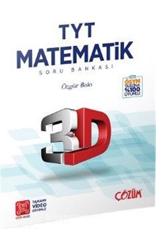 TYT 3D Matematik Tamamı Video Çözümlü Soru Bankası