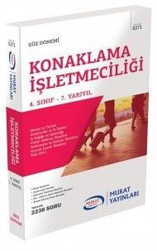 Güz Dönemi Konaklama İşletmeciliği 4. Sınıf 7. Yarıyıl (Kod:5271)