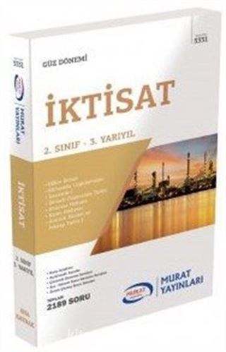 Güz Dönemi İktisat 2. Sınıf 3. Yarıyıl (Kod:5331)