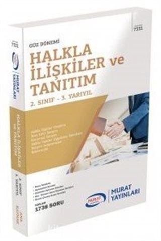 Güz Dönemi Halkla İlişkiler ve Tanıtım 2. Sınıf 3. Yarıyıl (Kod:7331)