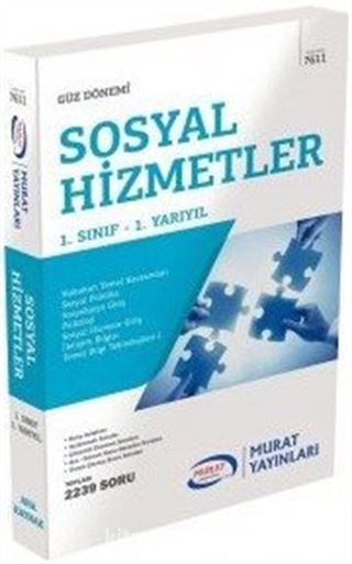 Güz Dönemi 1. Sınıf 1. Yarıyıl Sosyal Hizmetler Ana Kaynak (Kod:7611)