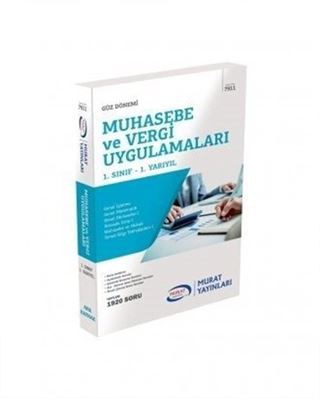 Güz Dönemi Muhasebe ve Vergi Uygulamaları 1. Sınıf 1. Yarıyıl (Kod:7911)