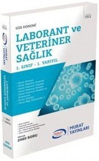 Güz Dönemi Laborant ve Veteriner Sağlık 1. Sınıf 1. Yarıyıl (Kod:7511)