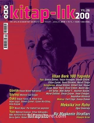 Kitap-lık Sayı:200 Kasım-Aralık 2018