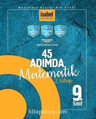 9. Sınıf 45 Adımda Matematik 2. Kitap