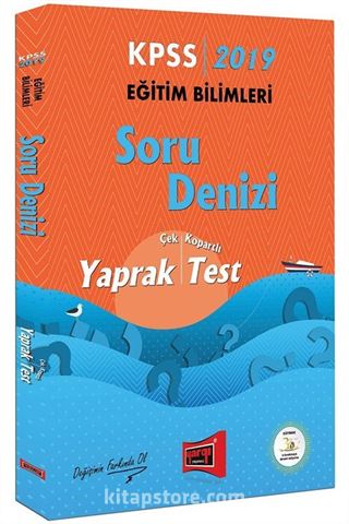 2019 KPSS Eğitim Bilimleri Soru Denizi Çek Kopartlı Yaprak Test