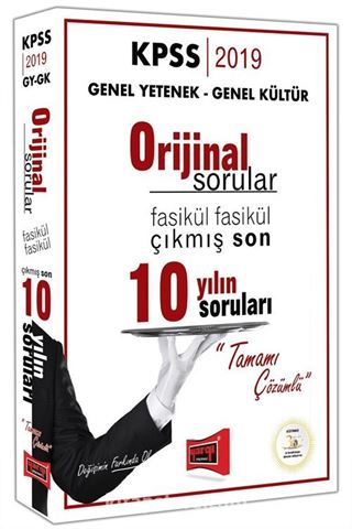 2019 KPSS Genel Yetenek Genel Kültür Orijinal Sorular Fasikül Fasikül Tamamı Çözümlü Çıkmış Son 10 Yılın Soruları