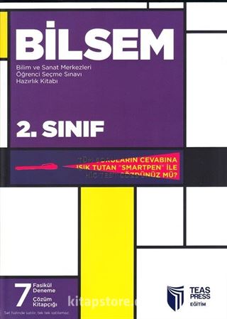 2. Sınıf Bilsem Bilim ve Sanat Merkezleri Öğrenci Seçme Sınavı Hazırlık Kitabı