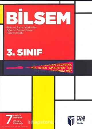 3. Sınıf Bilsem Bilim ve Sanat Merkezleri Öğrenci Seçme Sınavı Hazırlık Kitabı