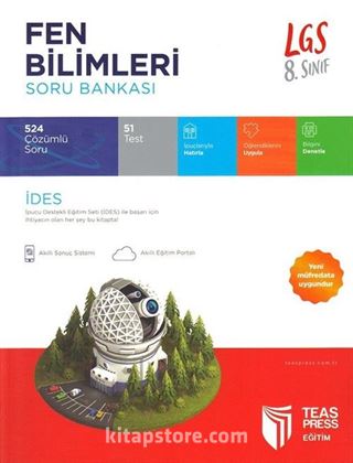 8. Sınıf LGS Fen Bilimleri Soru Bankası (Yeni Müfredat)