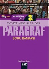 TYT AYT KPSS ALES DGS Paragraf Muhteşem Üçlü 3. Kitap Tamamı Video Çözümlü Soru Bankası