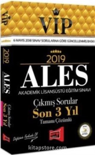 2019 ALES VİP Tamamı Çözümlü Son 3 Yıl Çıkmış Sorular