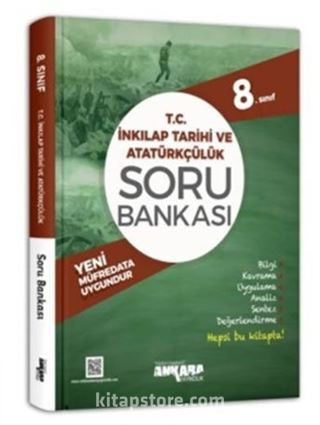 8. Sınıf T. C. İnkılap Tarihi ve Atatürkçülük Soru Bankası