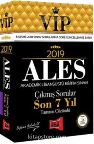 2019 ALES VIP Tamamı Çözümlü Son 7 Yıl Çıkmış Sorular