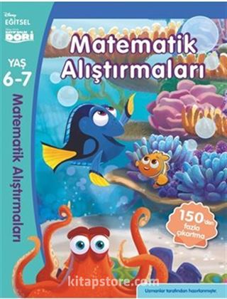 Disney Eğitsel Kayıp Balık Dory - Matematik Alıştırmaları 6-7 Yaş