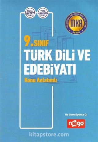 9. Sınıf Türk Dili ve Edebiyatı Konu Anlatımlı