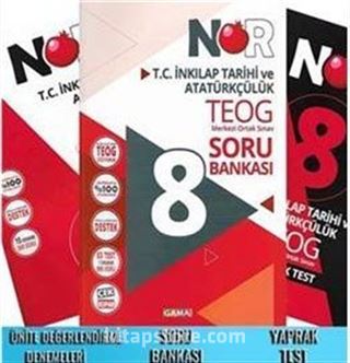 8. Sınıf Nar T. C. İnkılap Tarihi ve Atatürkçülük Soru Bankası (3'lü Set)