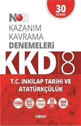 8 Nar Kazanım Kavrama Denemeleri T.C. İnkılap Tarihi ve Atatürkçülük 30 Deneme