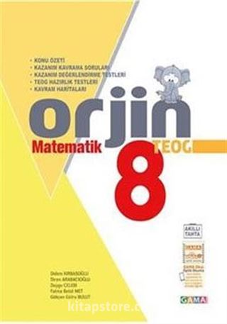 8 Teog Orjin Matematik Konu Özetli Soru Bankası