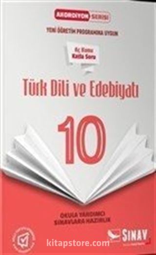 10. Sınıf Akordiyon Serisi Türk Dili ve Edebiyatı Aç Konu Katla Soru