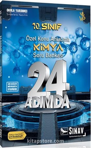 10. Sınıf 24 Adımda Özel Konu Anlatımlı Kimya Soru Bankası