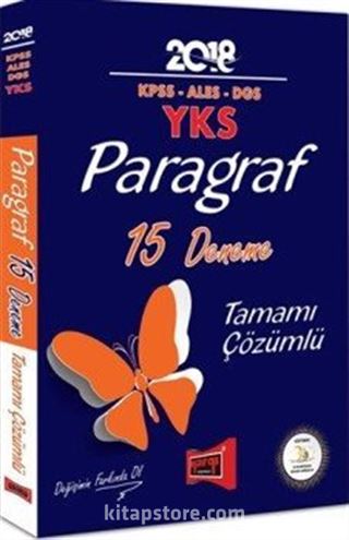 2018 KPSS ALES DGS YKS Paragraf Tamamı Çözümlü 15 Deneme