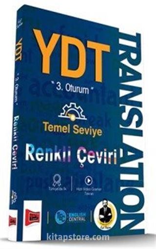 YKS 3. Oturum YDT Translation Temel Seviye Renkli Çeviri