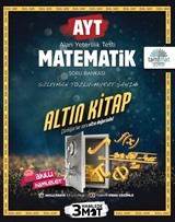 AYT Matematik Altın Kitap Tamamı Video Çözümlü Soru Bankası