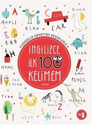 Gündelik Hayattan Resimlerle İngilizce İlk 100 Kelimem