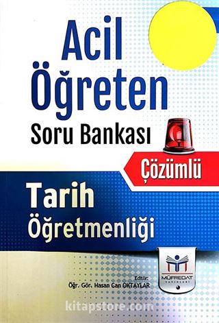 ÖABT Tarih Öğretmenliği Acil Öğreten Çözümlü Soru Bankası