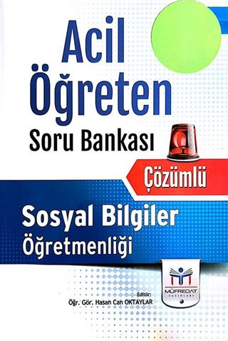 ÖABT Sosyal Bilgiler Öğretmenliği Acil Öğreten Çözümlü Soru Bankası